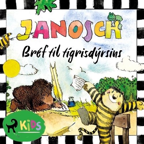 audiobook cover of Bréf til tígrisdýrsins, by Janosch