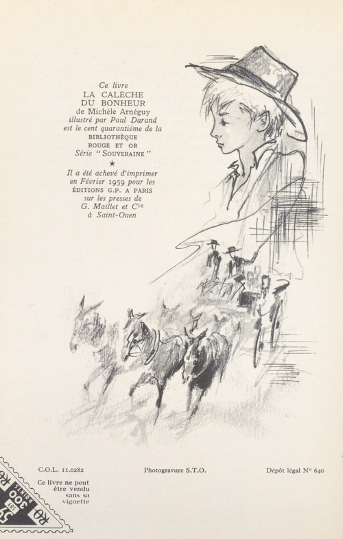ebook cover of La calèche du bonheur, by Michele Arneguy
