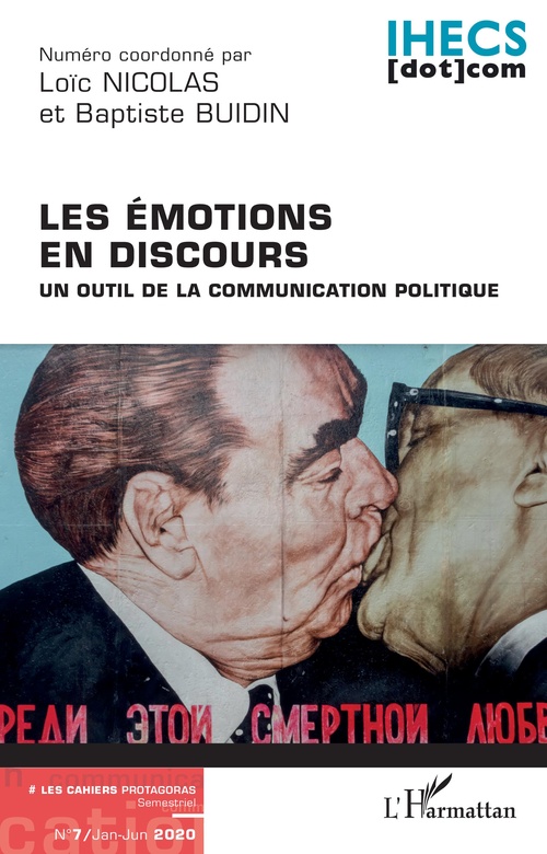 Couverture ebook de Les émotions en discours, de Baptiste Buidin, Loïc Nicolas