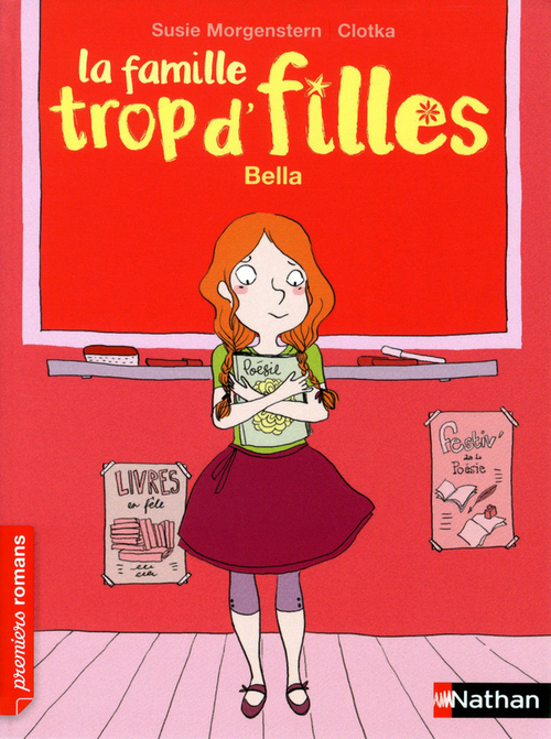 Couverture ebook de La famille trop d'filles: Bella, de Susie Morgenstern, Clotka
