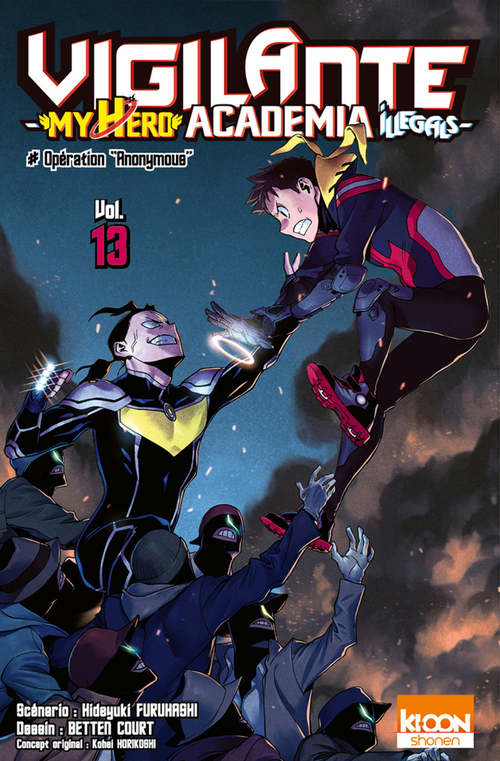 ebook cover of Vigilante - My Hero Academia Illegals T13, by Kohei Horikoshi, Hideyuki Furuhashi, Betten Court