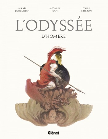 Couverture ebook de L'Odyssée, de Homère, Yann Tisseron, Anthony Jean, Mikaël Bourgouin