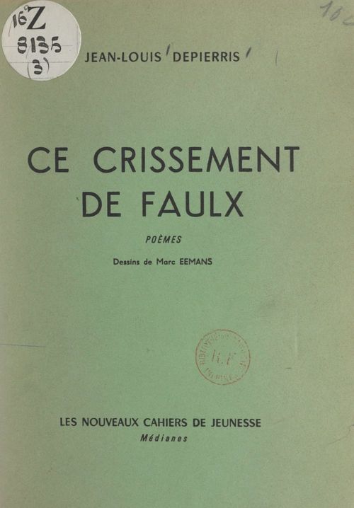 Couverture ebook de Ce crissement de faulx, de Jean-Louis Depierris