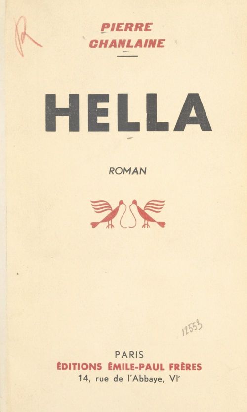 Couverture ebook de Hella, de Pierre Chanlaine