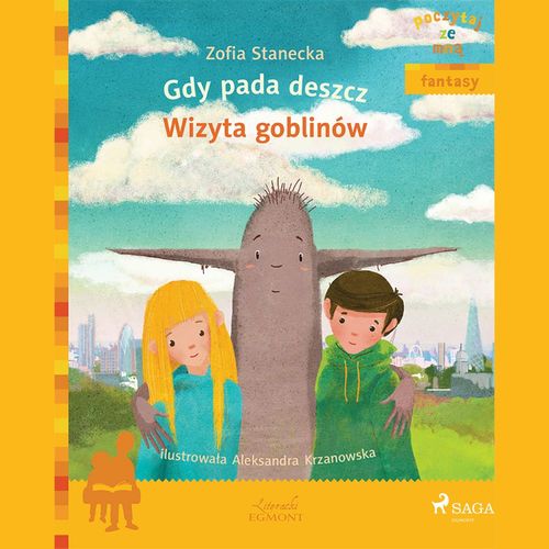 audiobook cover of Gdy pada deszcz - Wizyta Goblinów, by Zofia Stanecka