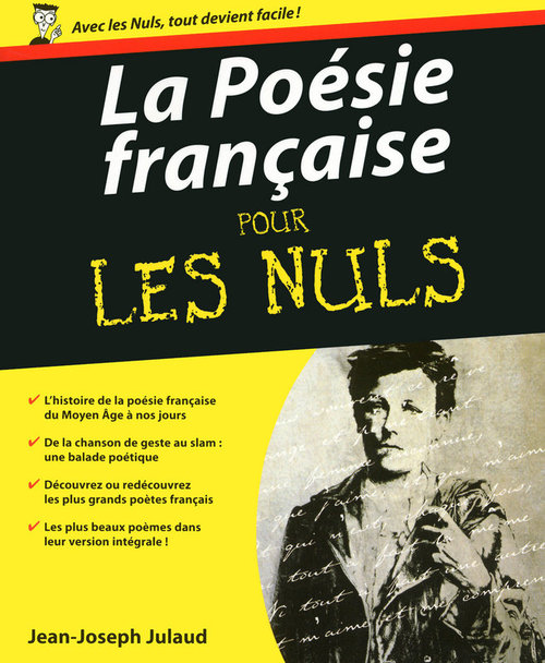 Couverture ebook de La poésie française pour les nuls, de Jean-Joseph Julaud