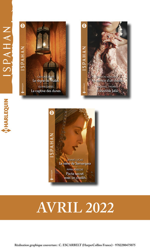 Couverture ebook de Pack mensuel ISPAHAN - 6 titres (Avril 2022), de Collectif
