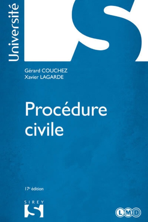 ebook cover of Procédure civile. 17e éd., by Gérard Couchez, Xavier Lagarde
