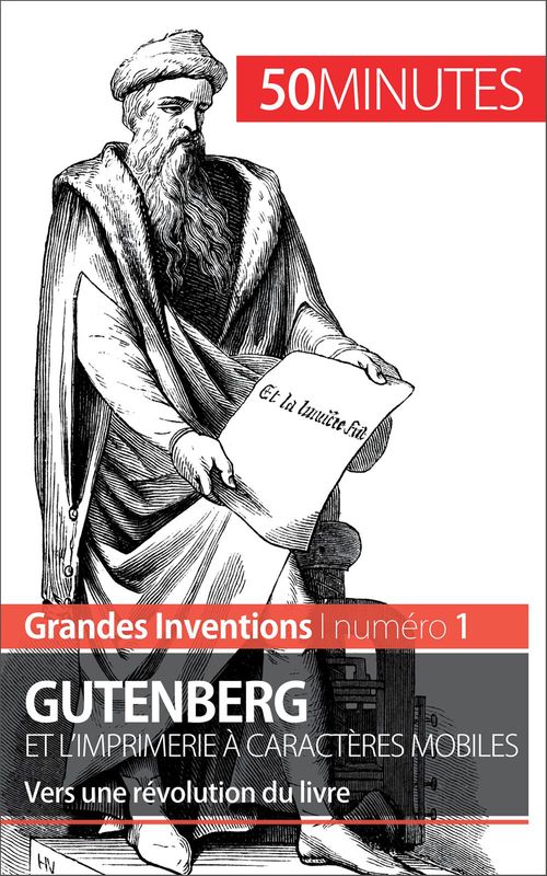 Couverture ebook de Gutenberg et l'imprimerie à caractères mobiles, de Sébastien Afonso