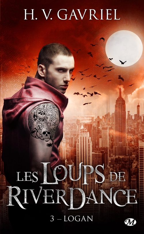 Couverture ebook de Les Loups de Riverdance, T3 : Logan, de H. V. Gavriel