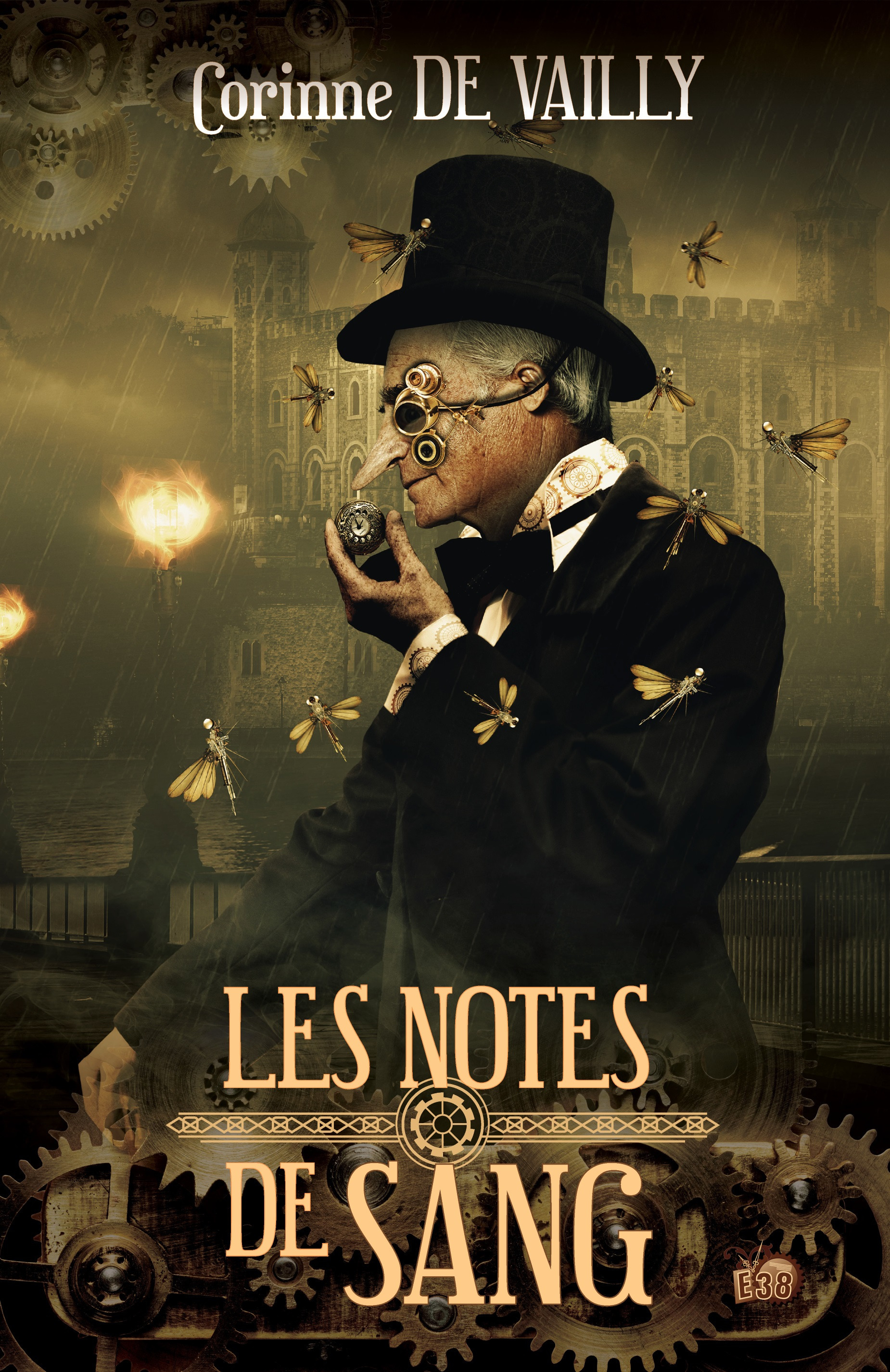 Couverture ebook de Les notes de sang, de Corinne de Vailly