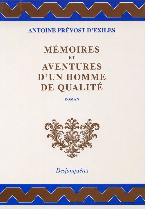Couverture ebook de Mémoires et aventures d'un homme de qualité (1728), de Prevost D'Exiles A.