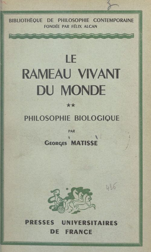 ebook cover of Le rameau vivant du monde (2), by Georges Matisse
