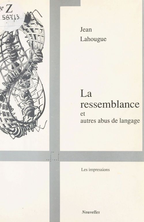 Couverture ebook de La Ressemblance et autres abus de langage, de Jean Lahougue