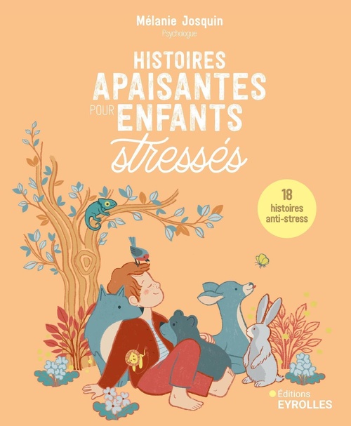 Couverture ebook de Histoires apaisantes pour enfants stressés, de Mélanie Josquin