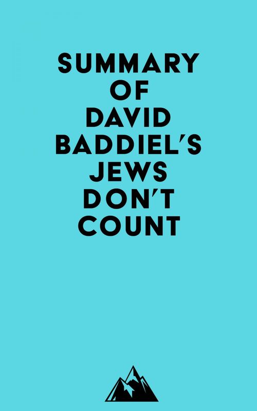 Couverture ebook de Summary of David Baddiel's Jews Don´t Count, de Everest Media