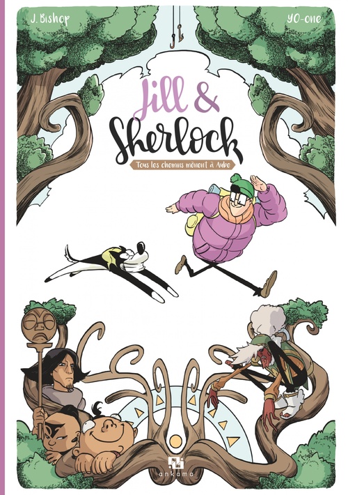 Couverture ebook de Jill et Sherlock : Tous les chemins mènent à Aube, de J. Bishop