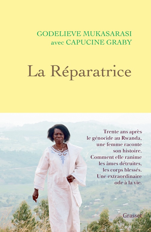 ebook cover of La réparatrice, by Godelieve Mukasarasi, Capucine Graby