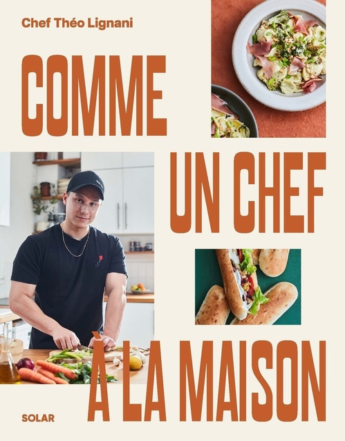 Couverture ebook de Comme un chef à la maison, de Théo Lignani