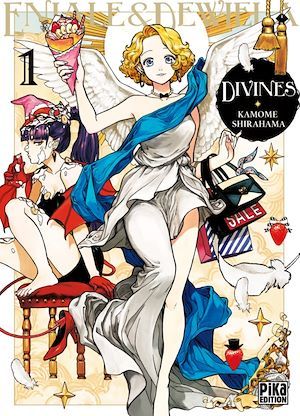 Couverture ebook de Divines T01, de Kamome Shirahama, Riichirô Inagaki