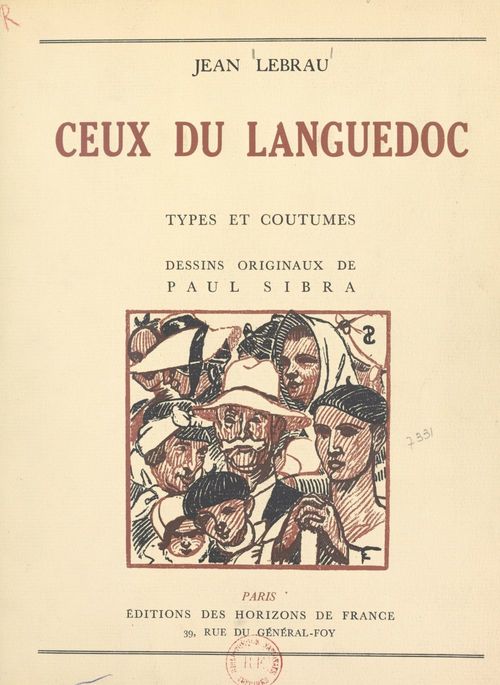Couverture ebook de Ceux du Languedoc, de Jean Lebrau