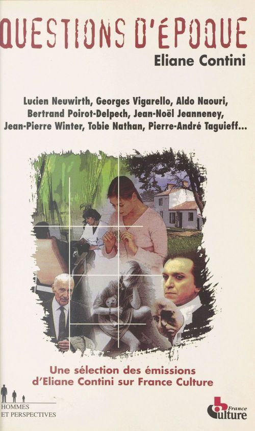 Couverture ebook de Questions d'époque : Une sélection des émissions d'Éliane Contini sur France-Culture, de Eliane Contini