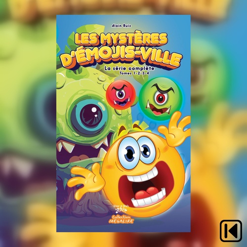 Couverture audiobook de Les mystères d'Émojis-ville. La série complète Tome 1-2-3-4, de Alain Ruiz