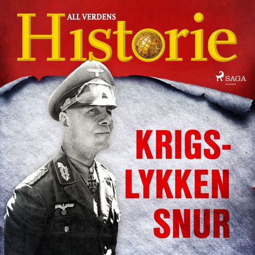 audiobook cover of Krigslykken snur, by All Verdens Historie