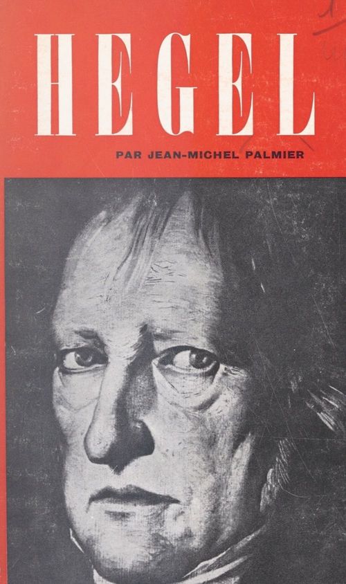 ebook cover of Hegel, by Jean-Michel Palmier