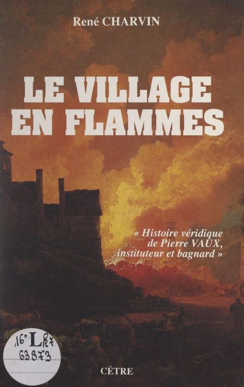 Couverture ebook de Le village en flammes, de Rene Charvin