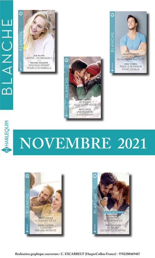 ebook cover of Pack mensuel Blanche : 10 romans (Novembre 2021), by Collectif