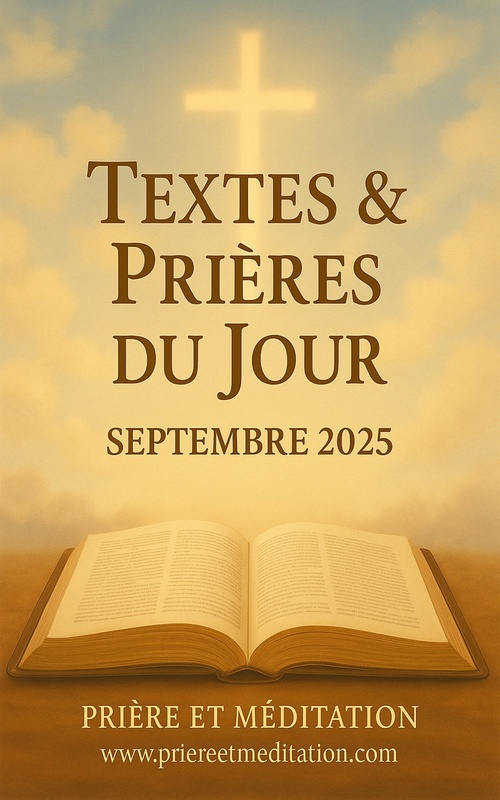 ebook cover of Textes & Prières du Jour - Septembre 2025, by Aristide Didier T. CHABI, Editions CTAD, Prière Et Méditation