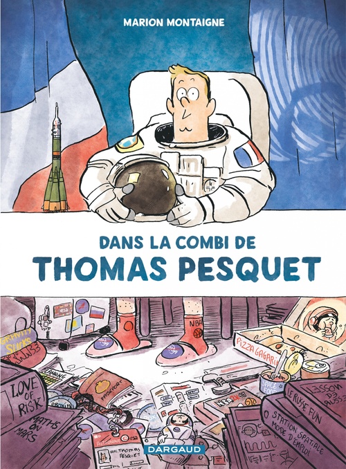 Couverture ebook de Dans la combi de Thomas Pesquet, de Marion Montaigne