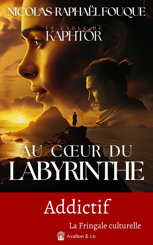 Couverture ebook de Au coeur du labyrinthe, de Nicolas-Raphaël Fouque