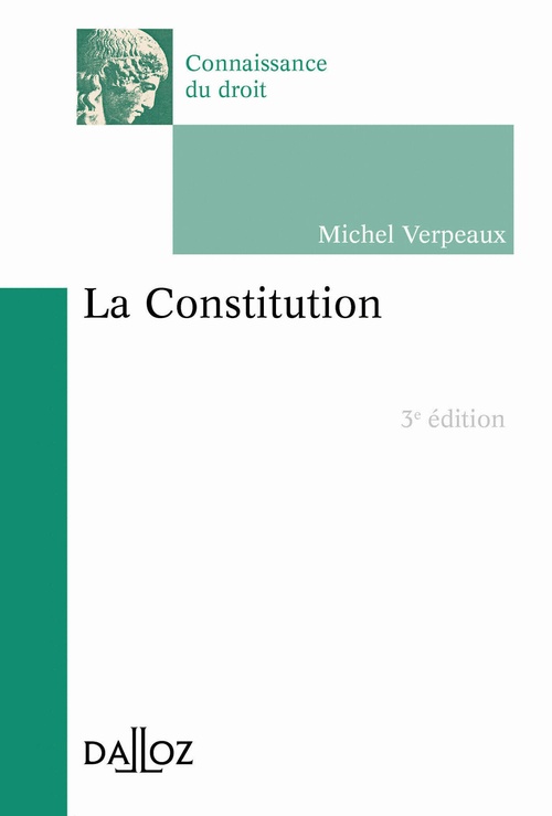 Couverture ebook de La constitution (N). 3e éd., de Michel Verpeaux