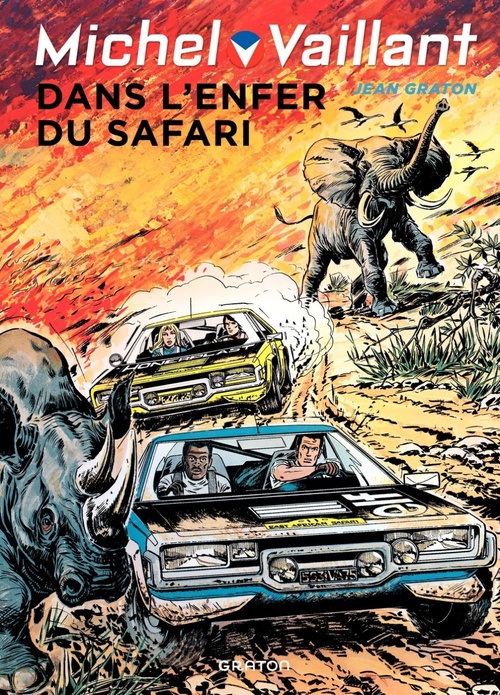 Couverture ebook de Michel Vaillant - Tome 27 - Dans l'enfer du safari, de Jean Graton