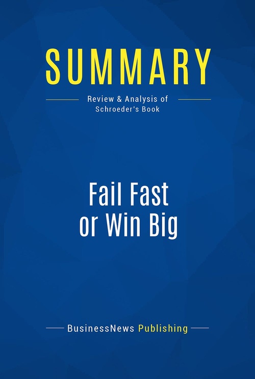ebook cover of Summary: Fail Fast or Win Big, by Businessnews Publishing