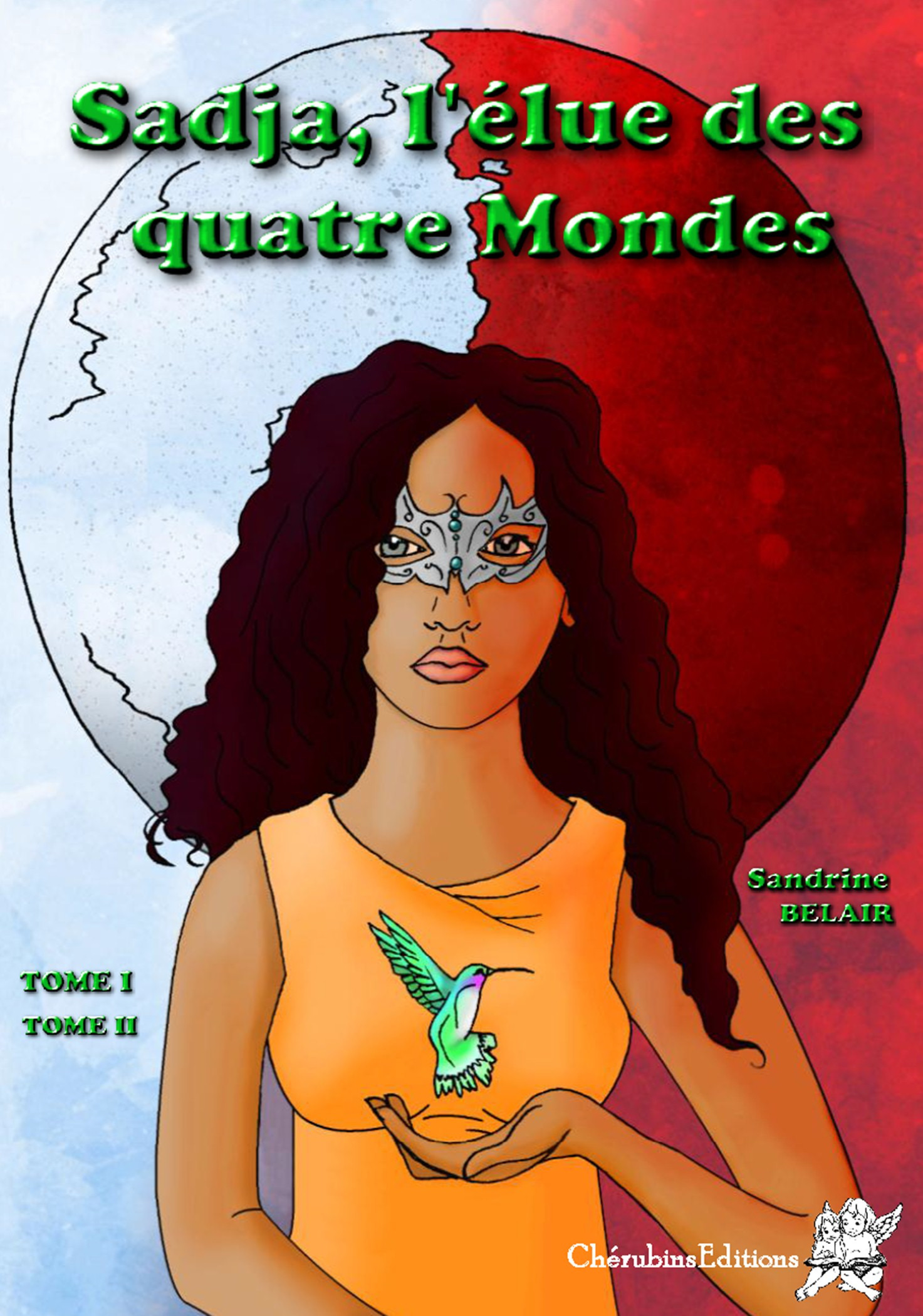ebook cover of Sadja l'élue des quatre Mondes - Tomes 1 et 2, by Sandrine Belair, Pierre Delprat