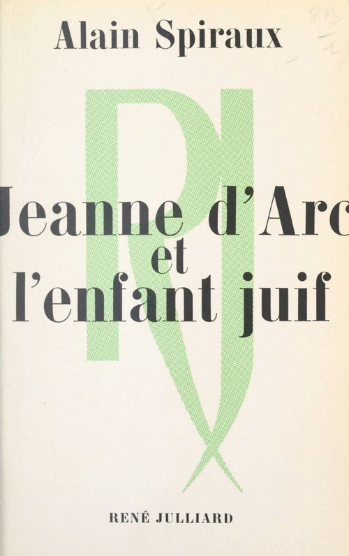 Couverture ebook de Jeanne d'Arc et l'enfant juif, de Alain Spiraux