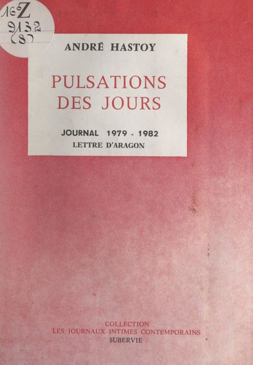 ebook cover of Pulsations des jours, by Andre Hastoy