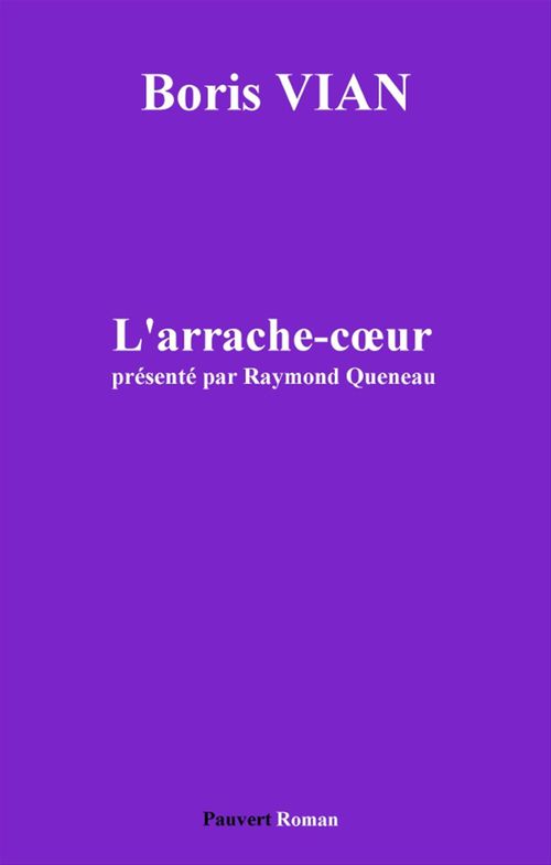 Couverture ebook de L'Arrache-coeur, de Boris Vian
