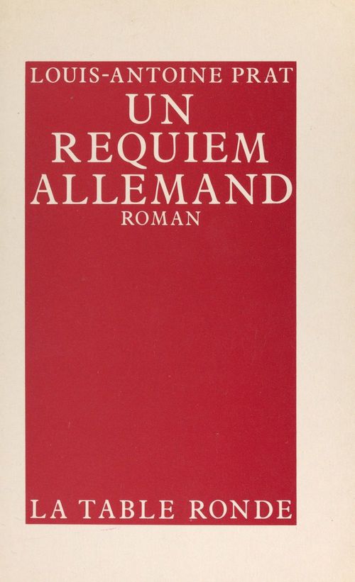 ebook cover of Un requiem allemand, by Louis-Antoine Prat