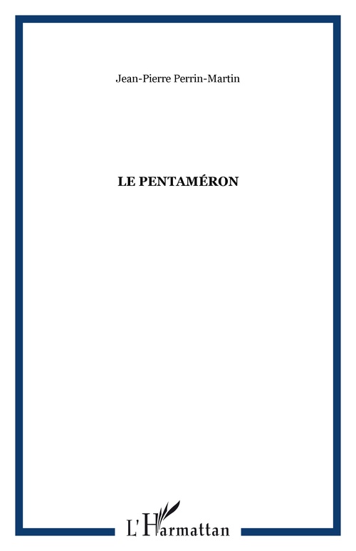 ebook cover of Le Pentaméron, by Jean-pierre Perrin-martin