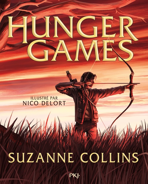 ebook cover of Hunger games - Illustré - Tome 1, by Suzanne Collins