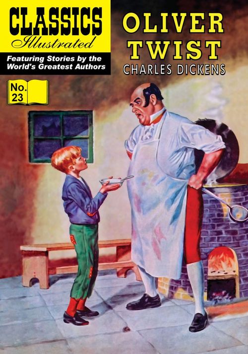 ebook cover of Oliver Twist, by Charles Dickens