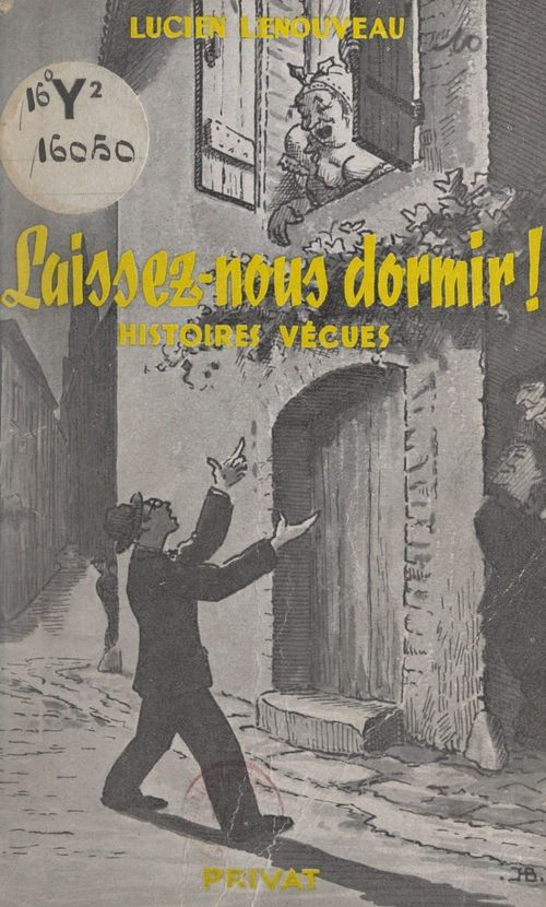 Couverture ebook de Laissez-nous dormir !, de Lucien Lenouveau