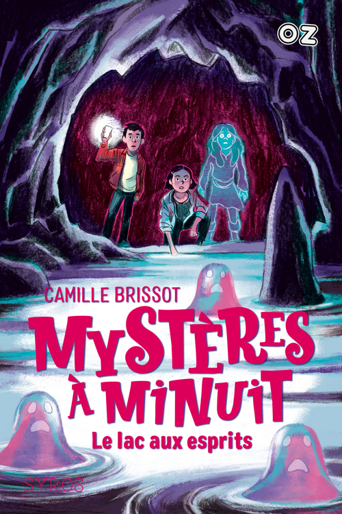 Couverture ebook de Mystères à minuit - tome 3 Le lac aux esprits, de Camille Brissot