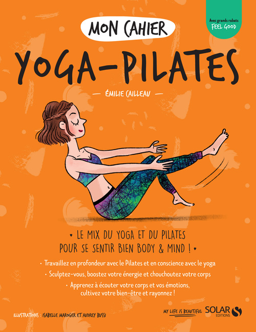 ebook cover of Mon cahier Yoga pilates, by Emilie Cailleau