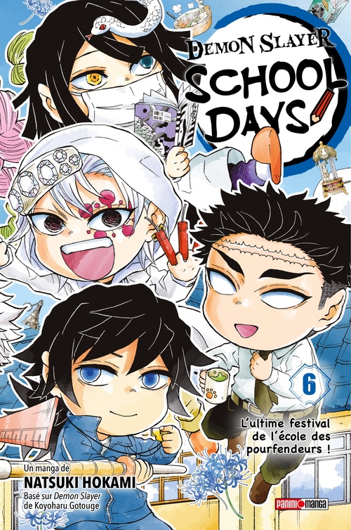 ebook cover of Demon Slayer School Days T06, by Natsuki Hokami, Koyoharu Gotouge