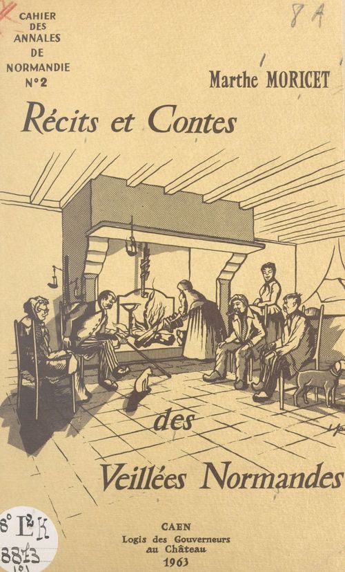 Couverture ebook de Récits et contes des veillées normandes, de Marthe Moricet
